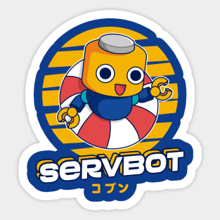 Servbot Summer Sticker